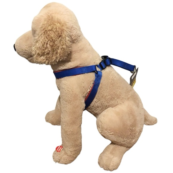 Dog Harness + Leash Set NEW NWT Blue Red Padded - Picture 9 of 13